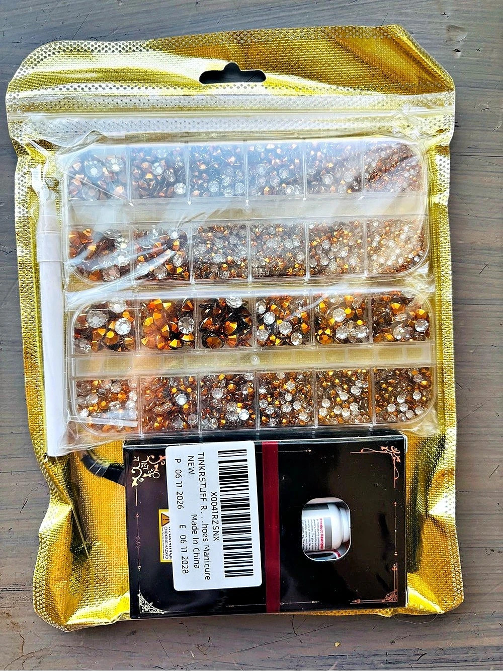 Bag repair kit Rhinestone Miniature Rhinestone Assortment Kit